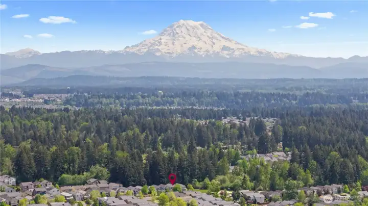 The Mountain Is Out! Live in South Hill, Puyallup, where this view can be part of your everyday life!
