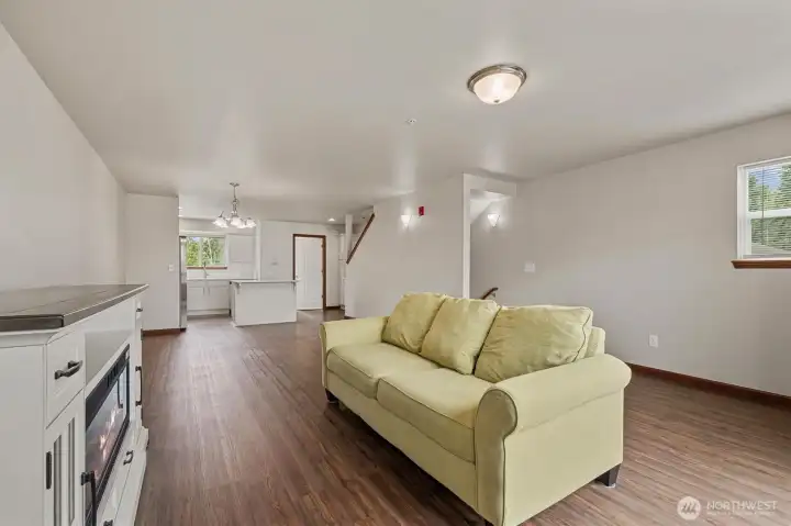Living room furniture included. Living room furniture included.