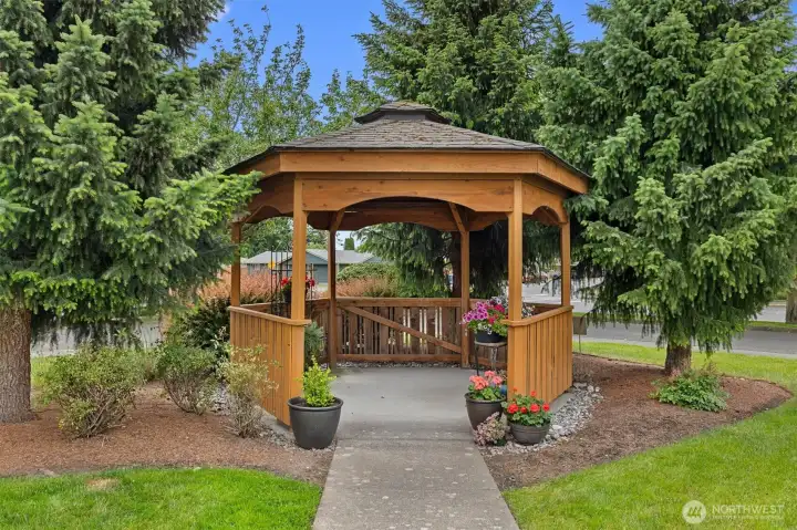 Community gazebo. Community gazebo.