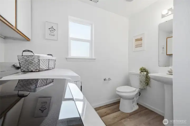 Laundry Room with 1/2 Bath Laundry Room with 1/2 Bath