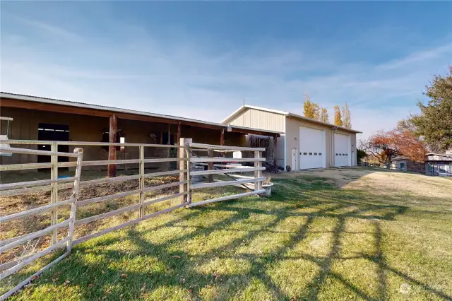 Barn, stable, shop building.