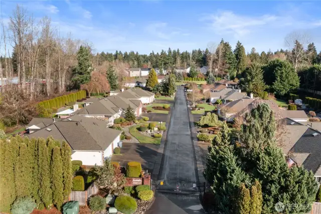 Picture perfect! The gated entry welcomes you to the beautiful community of Arabella. The beautiful landscaping adorns every unit.