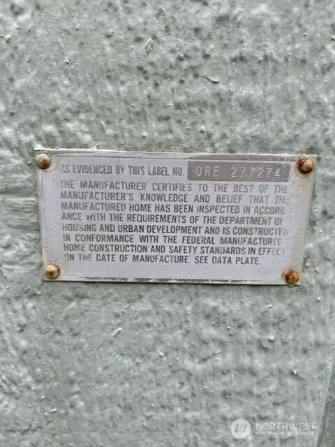 Manufacture label