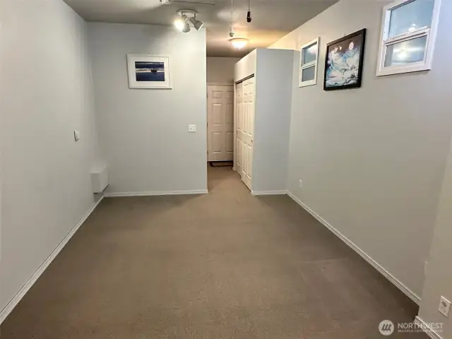 Separate living area or extra bedroom with 1/2 bath