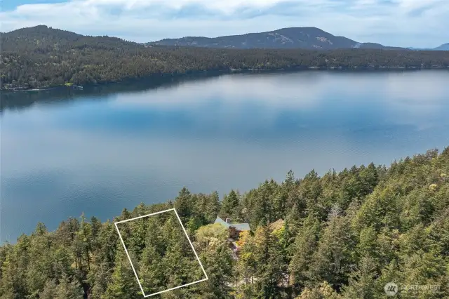 East Sound, Mt. Woolard and Turtleback mountain