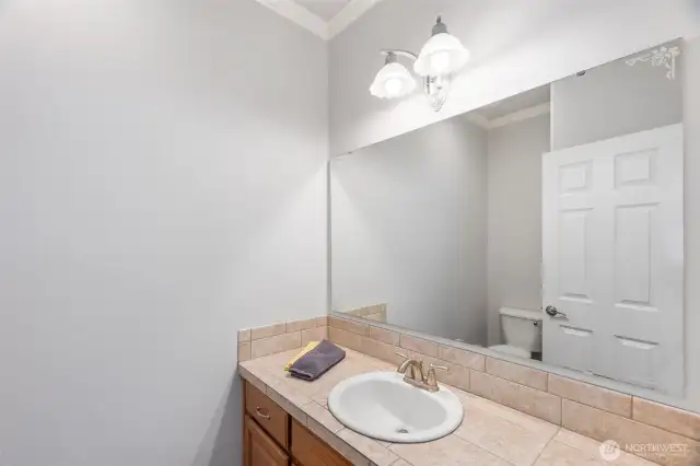 1/2 bath down