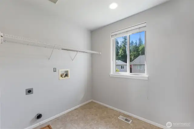 Laundry room upstairs