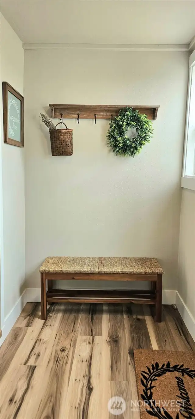 Laundry/mud room.