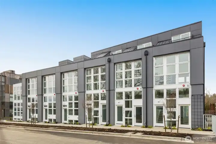 New townhomes across the street from SideOut Pickleball courts!