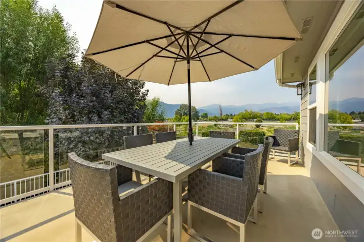 Main floor balcony.
