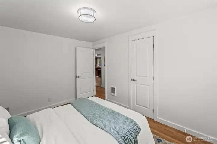 Bedroom #2 with closet view