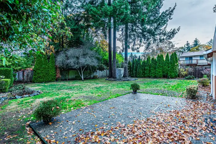 Patio is just off the family room