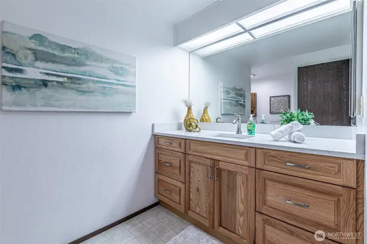 Hall Bathroom is huge!