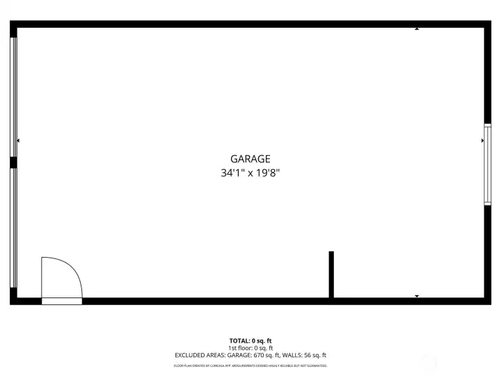 Detached garage floor plan