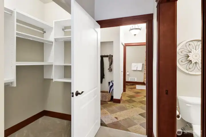 You'll love the walk in closet!