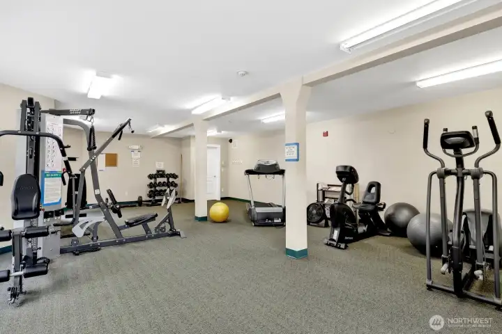 Fitness room.