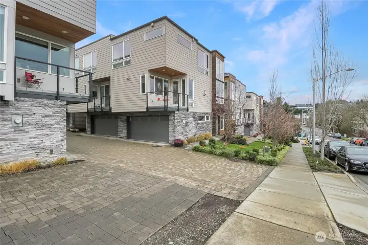 Two guest parking spots.