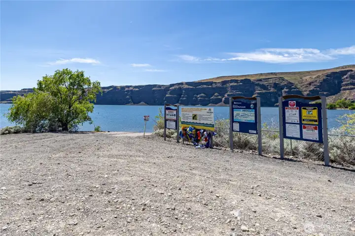 The community boat launch