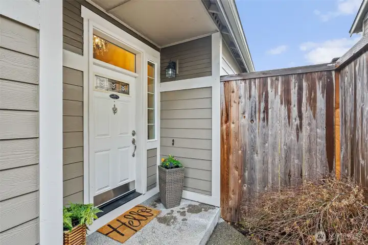 Come on in. let's tour your new home.