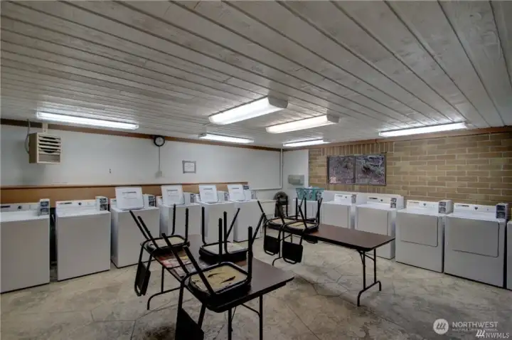 Plenty of washers and dryers