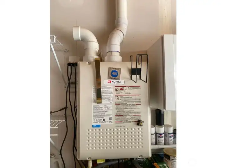 Energy Efficient! Tankless water heater.