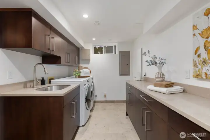 Large utility room with lots of storage