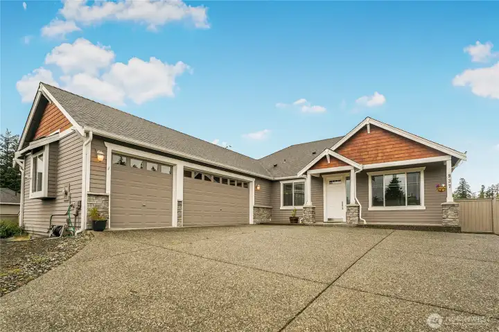 Welcome to 937 Secord Court, a 3 bedroom 2 bath rambler in a gated community on Camano Island.