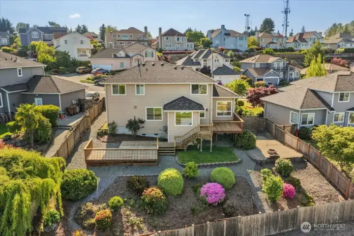 It's a pretty backyard.