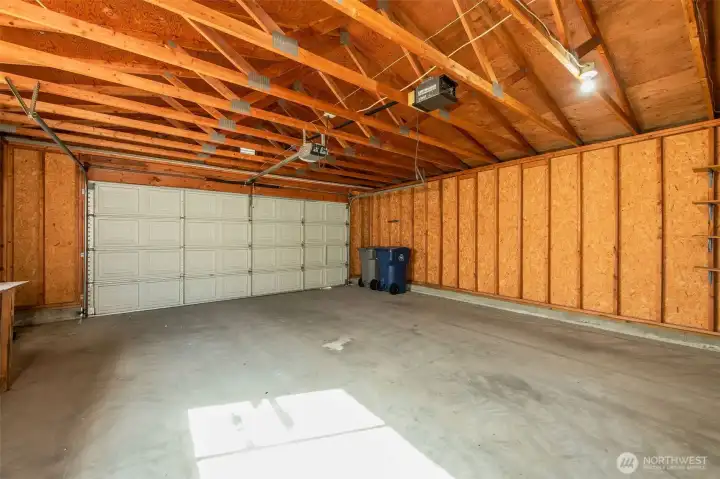 Garage interior Garage interior