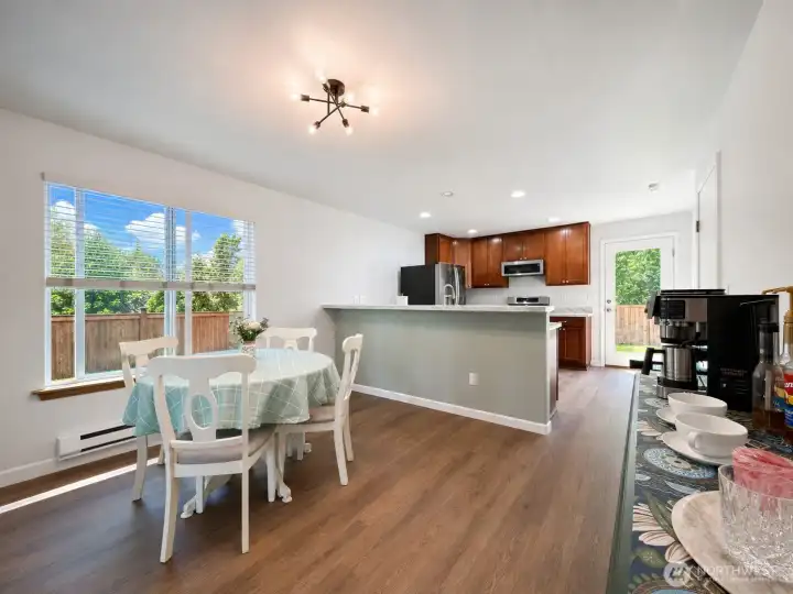 Dining area and Kitchen