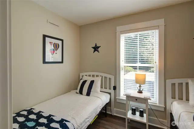 This room, with two twin beds, is a perfect little bedroom.  You can even fit two twin bunks if you needed more sleeping space.  Don't need this room for sleeping?  This could be a fantastic home office, too.