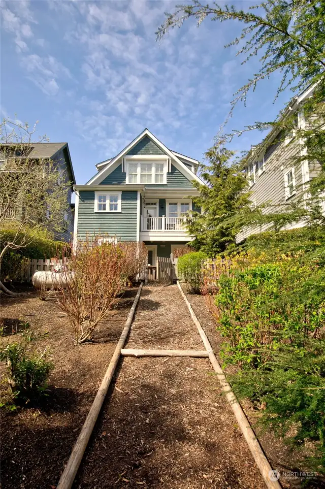 The large back yard even has room to build a casita, if desired.