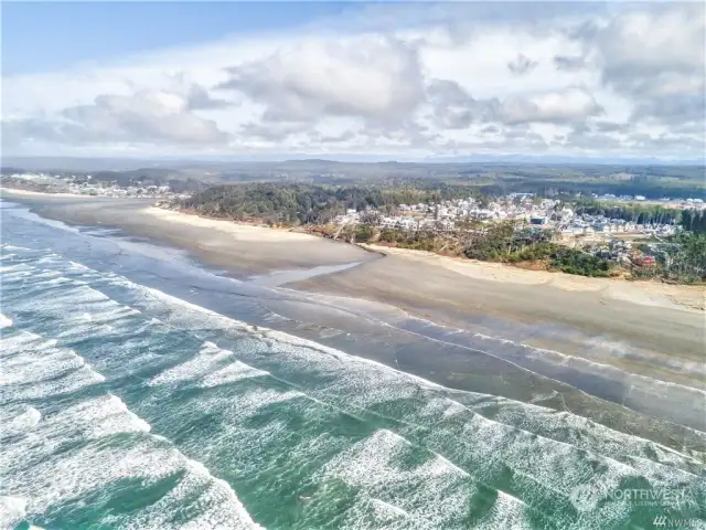 And here is the best part of Seabrook!  The dynamic Pacific Ocean. Great for beach combing, clamming and kite flying!