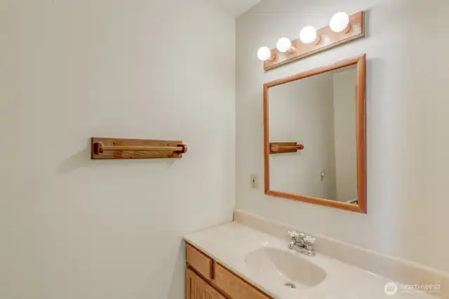 The half bath.
