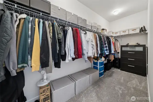 Primary closet