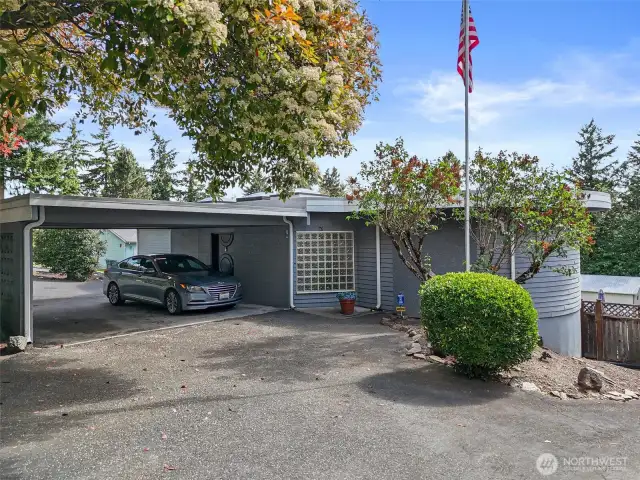 Carport off of street