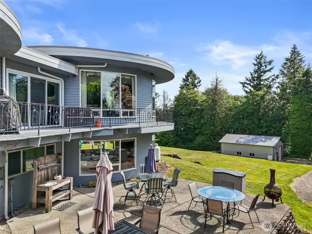 Relax or entertain on your nice big patio!