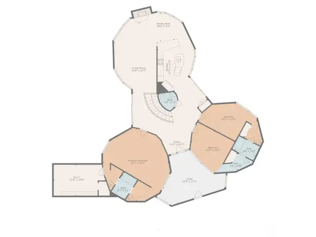 Main Level Floorplan