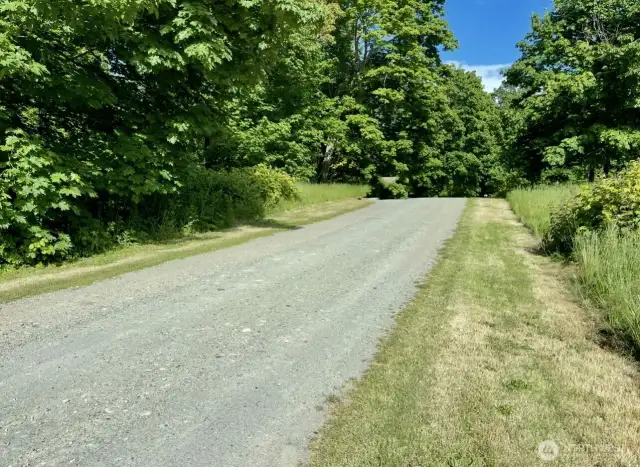 The lot is on the left, this is Tulalip Way looking East.
