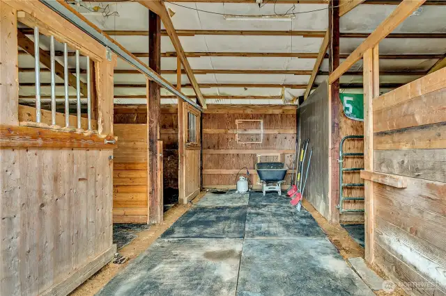 Barn stalls can be reconfigured