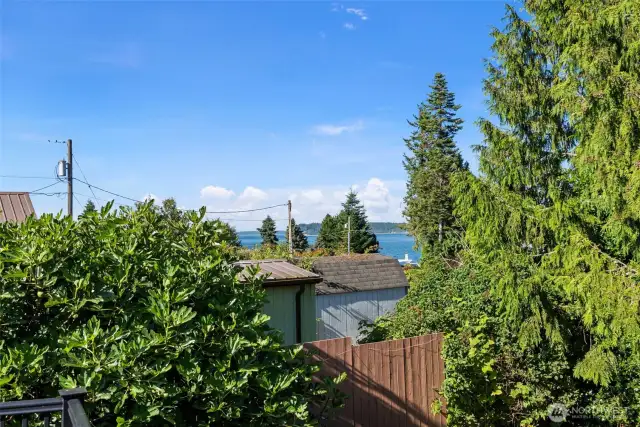 View from deck