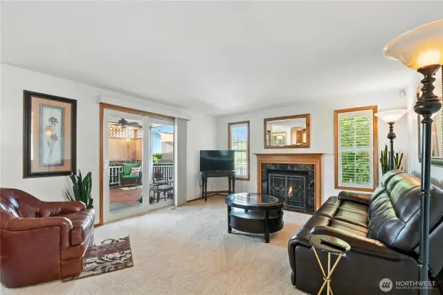 Family Room & Fireplace