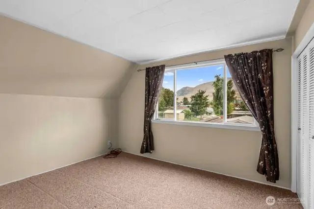 Main bedroom on main level.