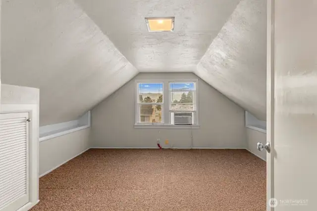 One of the upstairs bedrooms
