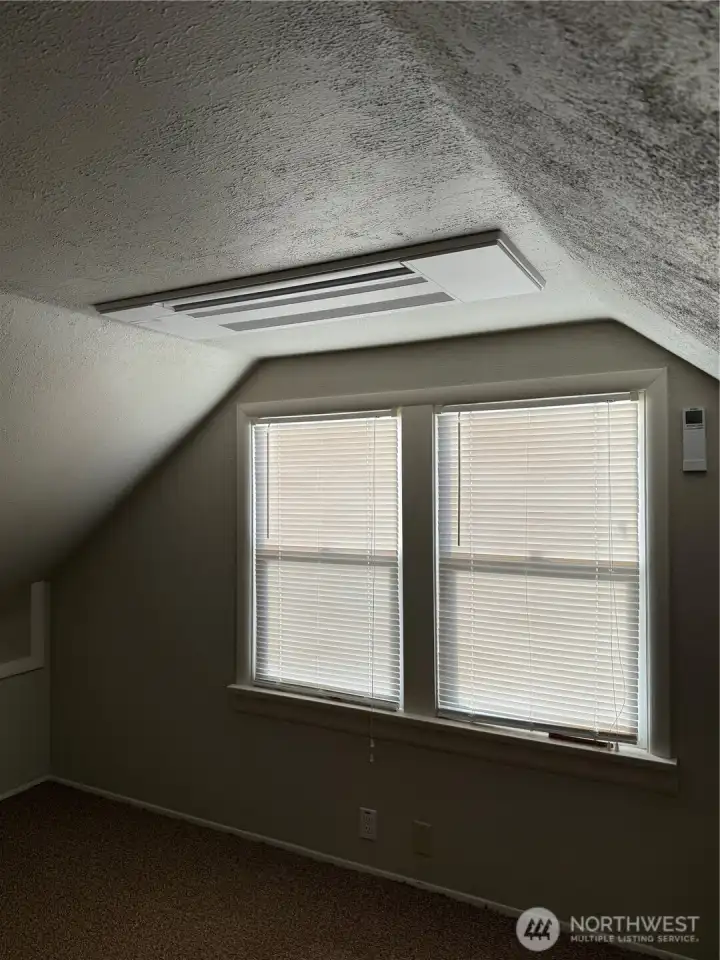 New mini split in the upstairs ceiling.