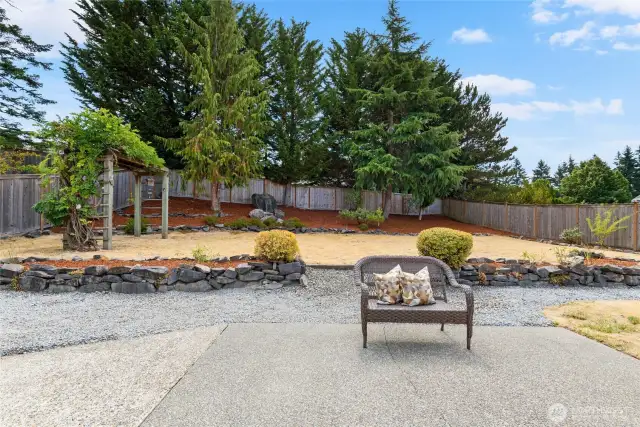 Huge back yard