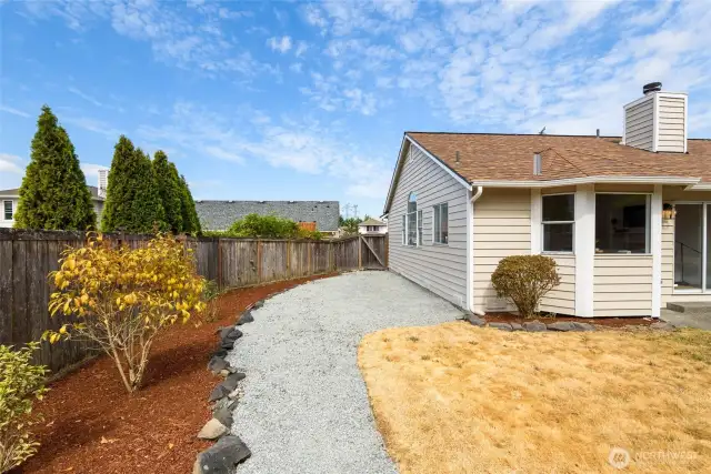 Huge back yard