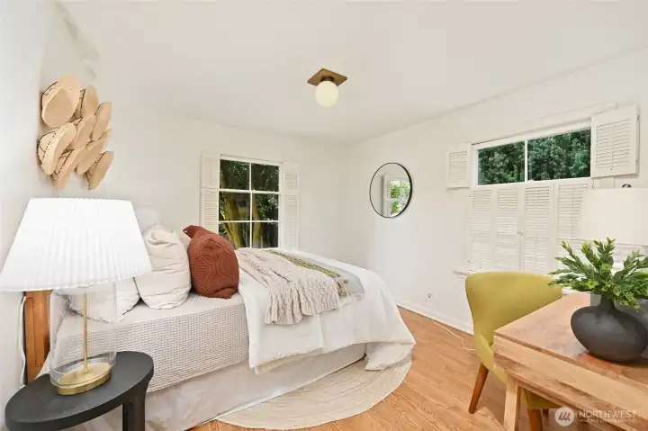Second main floor bedroom- or could be used as an office or den