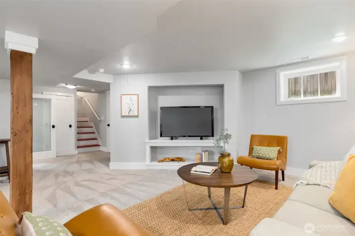 Finished basement