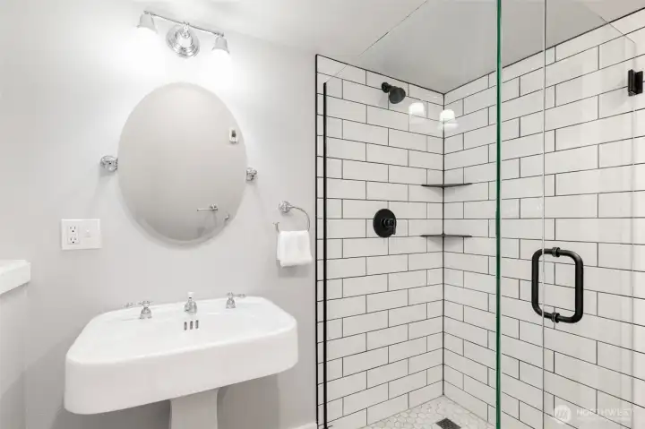 3/4 bathroom - lower floor